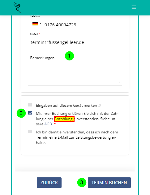 Schritt 4 - Daten prüfen und buchen